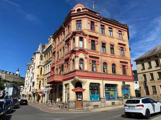 Wohnung zur Miete 550 € 4 Zimmer 85 m² 1. Geschoss frei ab sofort Thomasstraße 25 Greiz 07973