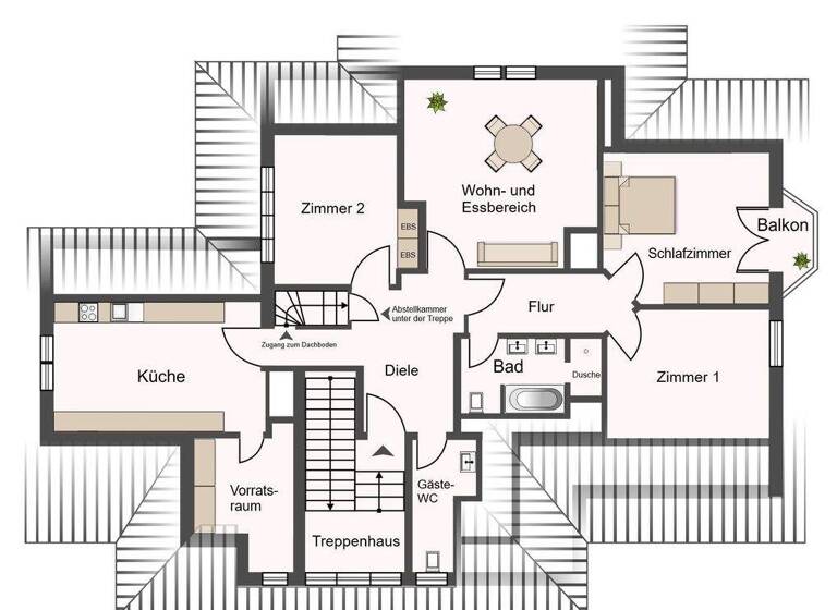 Wohnung zur Miete 2.150 € 4 Zimmer 108 m² Geschoss 3/3 frei ab 01.05.2026 Sonnenberg Stuttgart 70597
