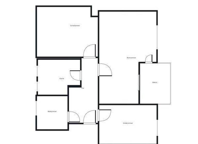 Wohnung zur Miete 617 € 3 Zimmer 65 m² 2. Geschoss frei ab 02.05.2026 Brucknerstr. 15A Winz-Baak Hattingen 45529