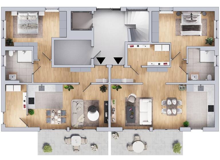 Wohnung zum Kauf provisionsfrei 284.900 € 2 Zimmer 74,8 m²<br/>Wohnfläche EG<br/>Geschoss Mennighüffen Löhne 32584