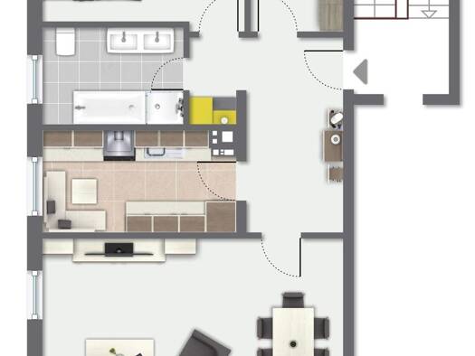 Wohnung zum Kauf 199.000 € 3 Zimmer 74 m² Bischofsheim 65474