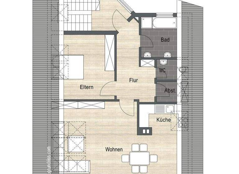 Wohnung zum Kauf 269.000 € 2 Zimmer 75,6 m² Frankenbach Heilbronn-Frankenbach 74078