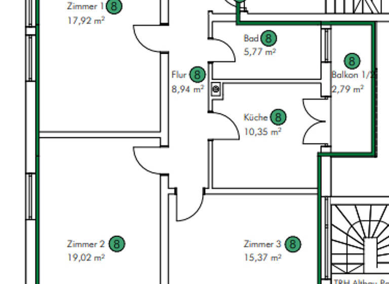 Studio zur Miete 490 € 1 Zimmer 18 m² Rheinfelden 79618