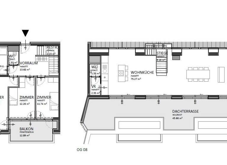 Wohnung zum Kauf 1.032.000 € 4 Zimmer 145,7 m² 7. Geschoss Josef-Deutsch-Strasse 3 Wien 1100