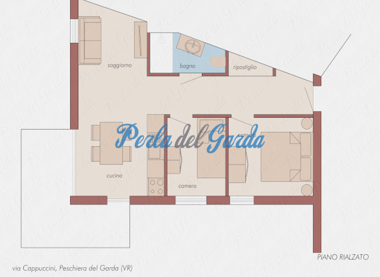 Wohnung zum Kauf 330.000 € 3 Zimmer 60 m² frei ab sofort Via Milano 37019