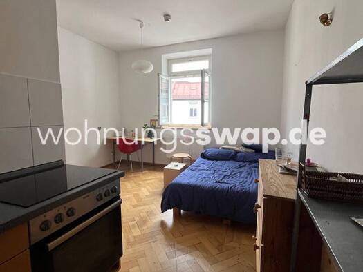 Wohnung zur Miete Tauschwohnung 390 € 1 Zimmer 25 m² 4. Geschoss Ludwigsvorstadt-Isarvorstadt München 80469