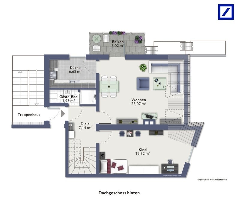 Wohnung zum Kauf 265.000 € 3 Zimmer 113 m²<br/>Wohnfläche 2.<br/>Geschoss Pluto Herne 44651