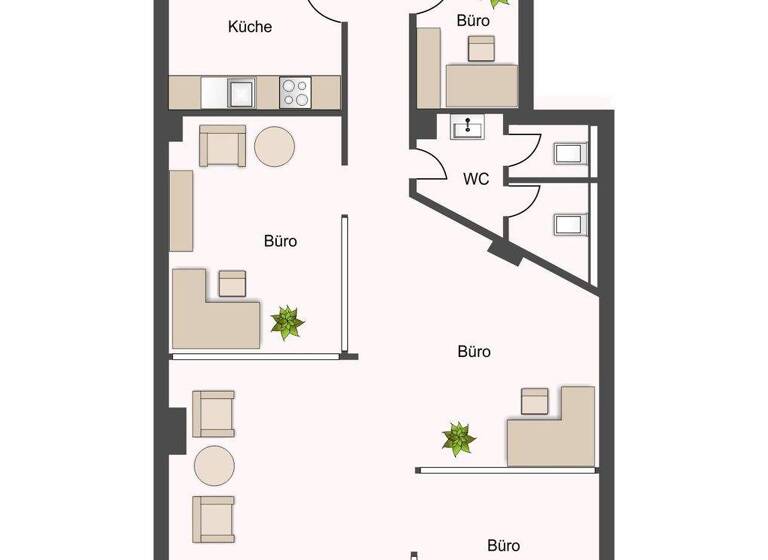 Bürofläche zum Kauf 249.000 € 3 Zimmer 103 m² Bürofläche Neustadt-Neuschönefeld Leipzig 04315