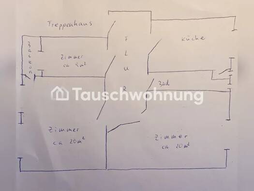 Wohnung zur Miete Tauschwohnung 500 € 3 Zimmer 68 m² 2. Geschoss Lichtenberg Lichtenberg 10317