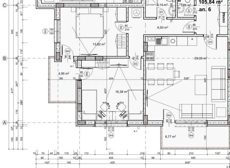 Studio zum Kauf 355.000 € 3 Zimmer 106,1 m² Sofia