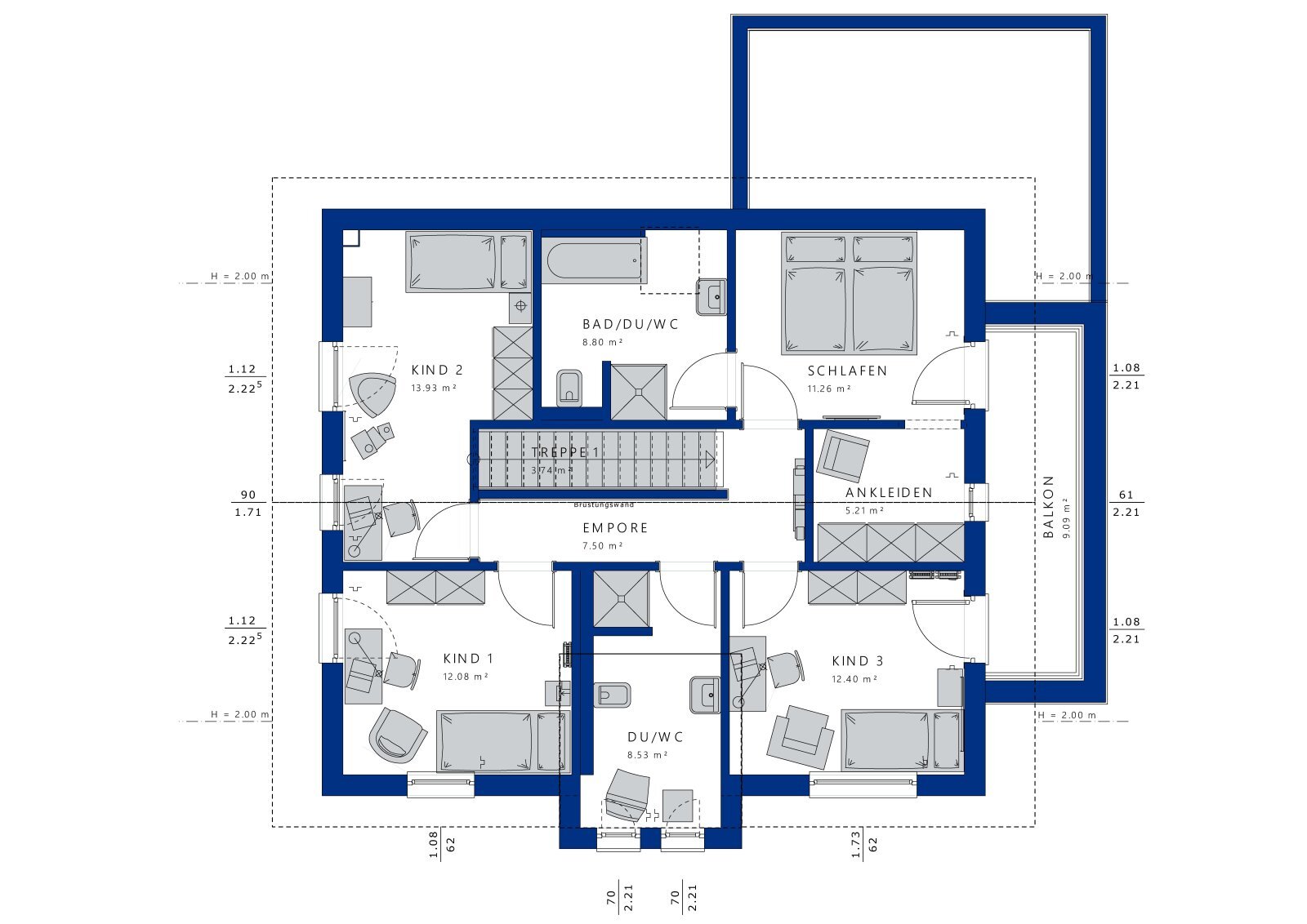 Einfamilienhaus zum Kauf 772.127 € 6,5 Zimmer 168 m²<br/>Wohnfläche 999 m²<br/>Grundstück Neufra Rottweil 78628