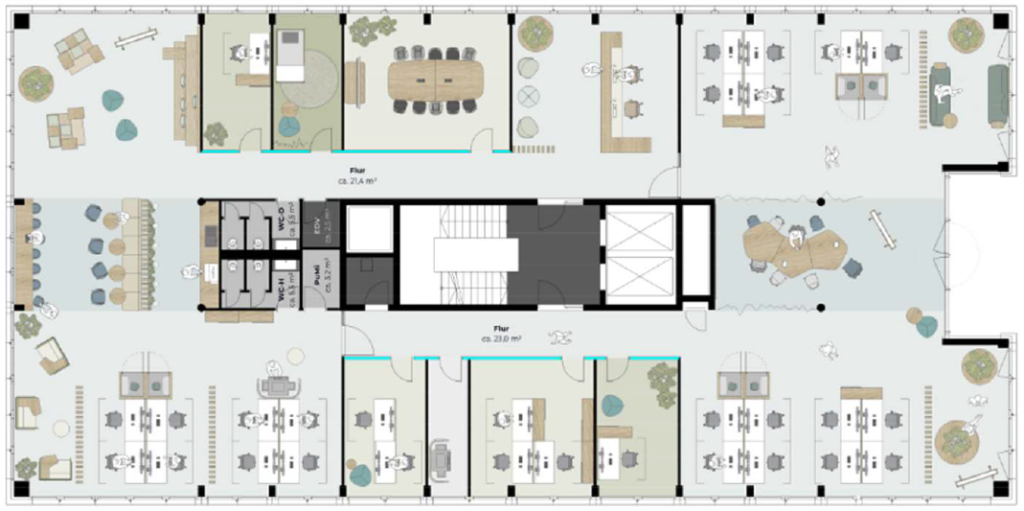 Bürofläche zur Miete 22,50 € 720 m²<br/>Bürofläche ab 350 m²<br/>Teilbarkeit Obersendling München 81379