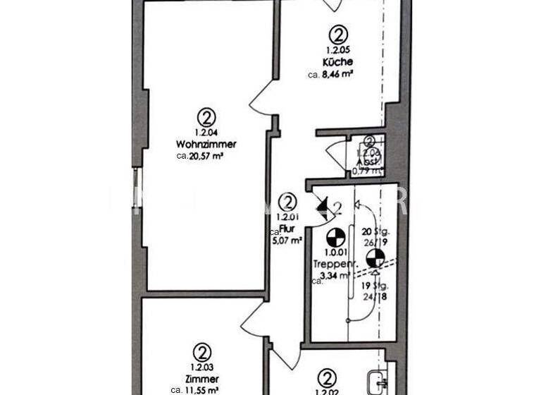 Wohnung zum Kauf 235.000 € 2 Zimmer 58 m² Hastedt Bremen 28207