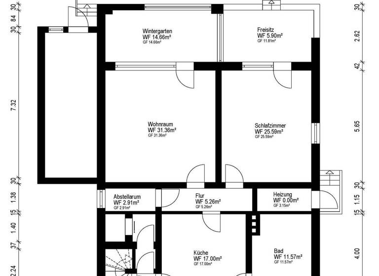 Wohnung zum Kauf 398.000 € 3 Zimmer 115 m² EG frei ab 01.05.2026 Rheinau Mannheim 68219