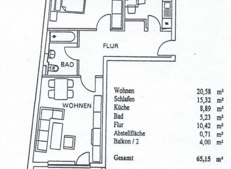 Wohnung zum Kauf 134.500 € 2 Zimmer 65,2 m² Bahnhofsvorstadt Dresden 01127