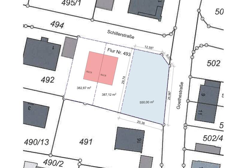 Grundstück zum Kauf provisionsfrei 692.100 € 769 m²<br/>Grundstück vorhanden<br/>Baugenehmigung Goethestraße 14 Baiersdorf Baiersdorf 91083