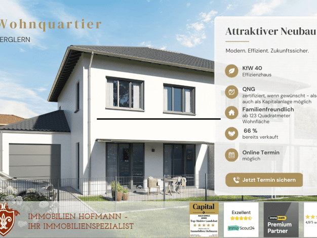 Doppelhaushälfte zum Kauf 667.000 € 5 Zimmer 123,4 m² 257 m² Grundstück Mitterlern Berglern 85459