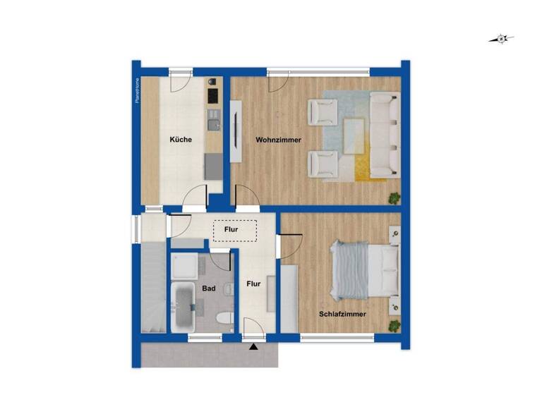 Einfamilienhaus zum Kauf 296.000 € 3 Zimmer 72 m² 897 m² Grundstück Rumeln-Kaldenhausen Duisburg 47239