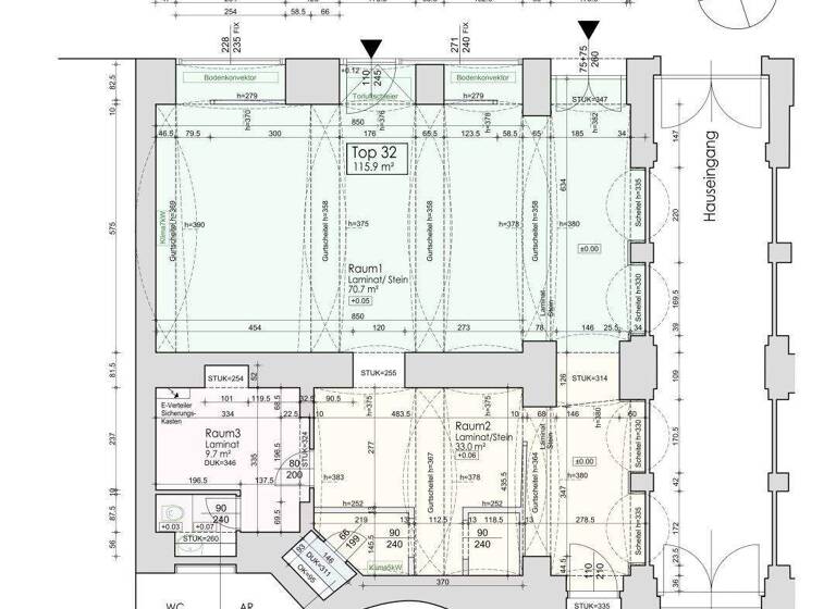 Ladenfläche zur Miete 47,34 € 2 Zimmer Wien,Innere Stadt 1010