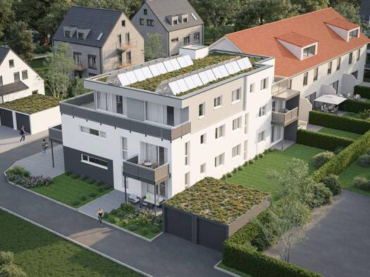 Terrassenwohnung zum Kauf - Erstbezug provisionsfrei 268.300 € 2 Zimmer 45,3 m² EG Franz-Liszt-Weg 2 Rommelshausen Kernen im Remstal 71394