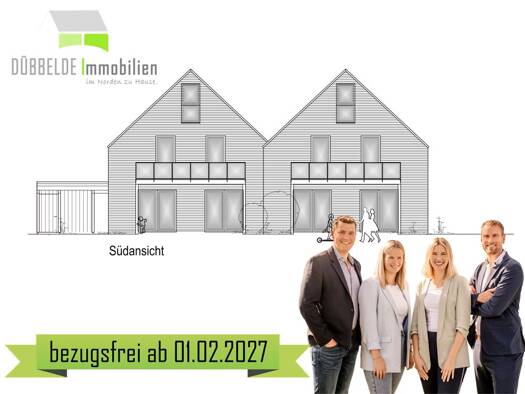 Wohnung zur Miete - Erstbezug 890 € 3 Zimmer 67 m² frei ab 01.02.2027 Augustfehn I Apen 26689