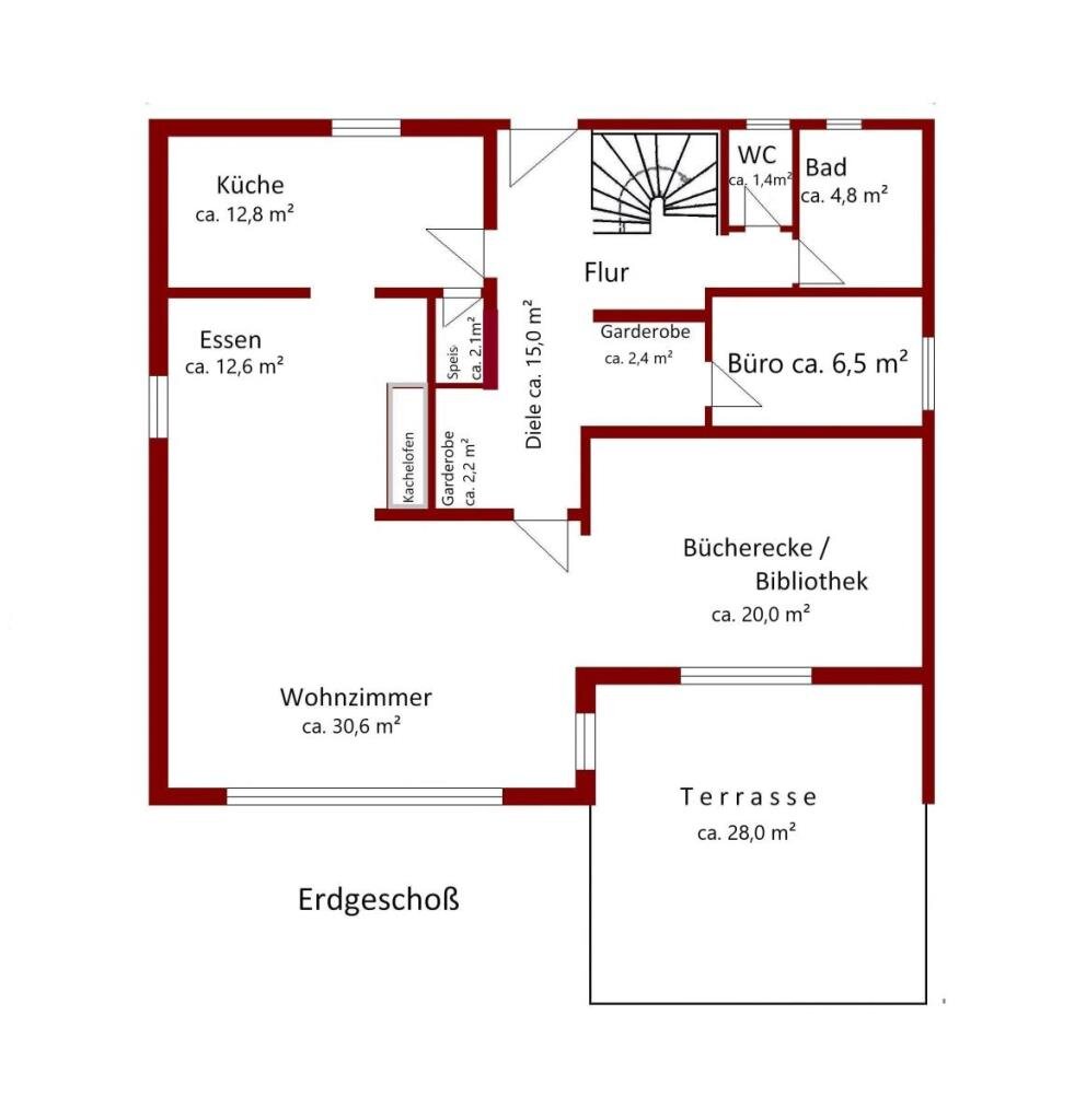 Einfamilienhaus zum Kauf 965.000 € 6 Zimmer 230 m²<br/>Wohnfläche 1.133 m²<br/>Grundstück Spielberg Oberschweinbach 82294