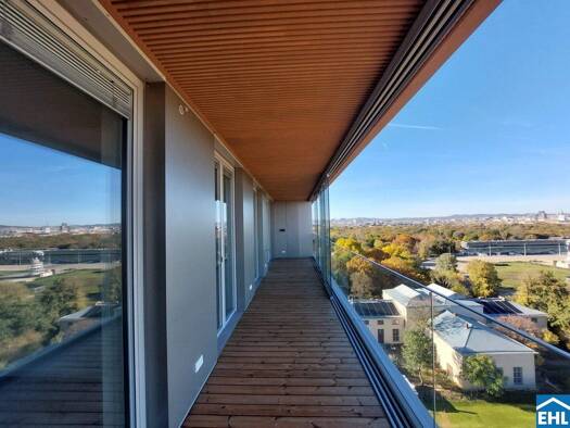 Wohnung zur Miete - Erstbezug 2.554 € 4 Zimmer 95,4 m² 13. Geschoss frei ab sofort Meiereistraße Wien 1020