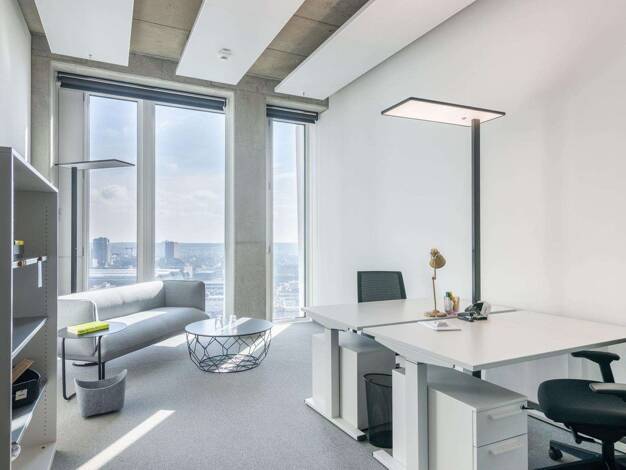 Bürofläche zur Miete provisionsfrei 15 m² Bürofläche teilbar ab 7 m² Brüsseler Straße 1-3 Westend-Süd Frankfurt am Main 60327