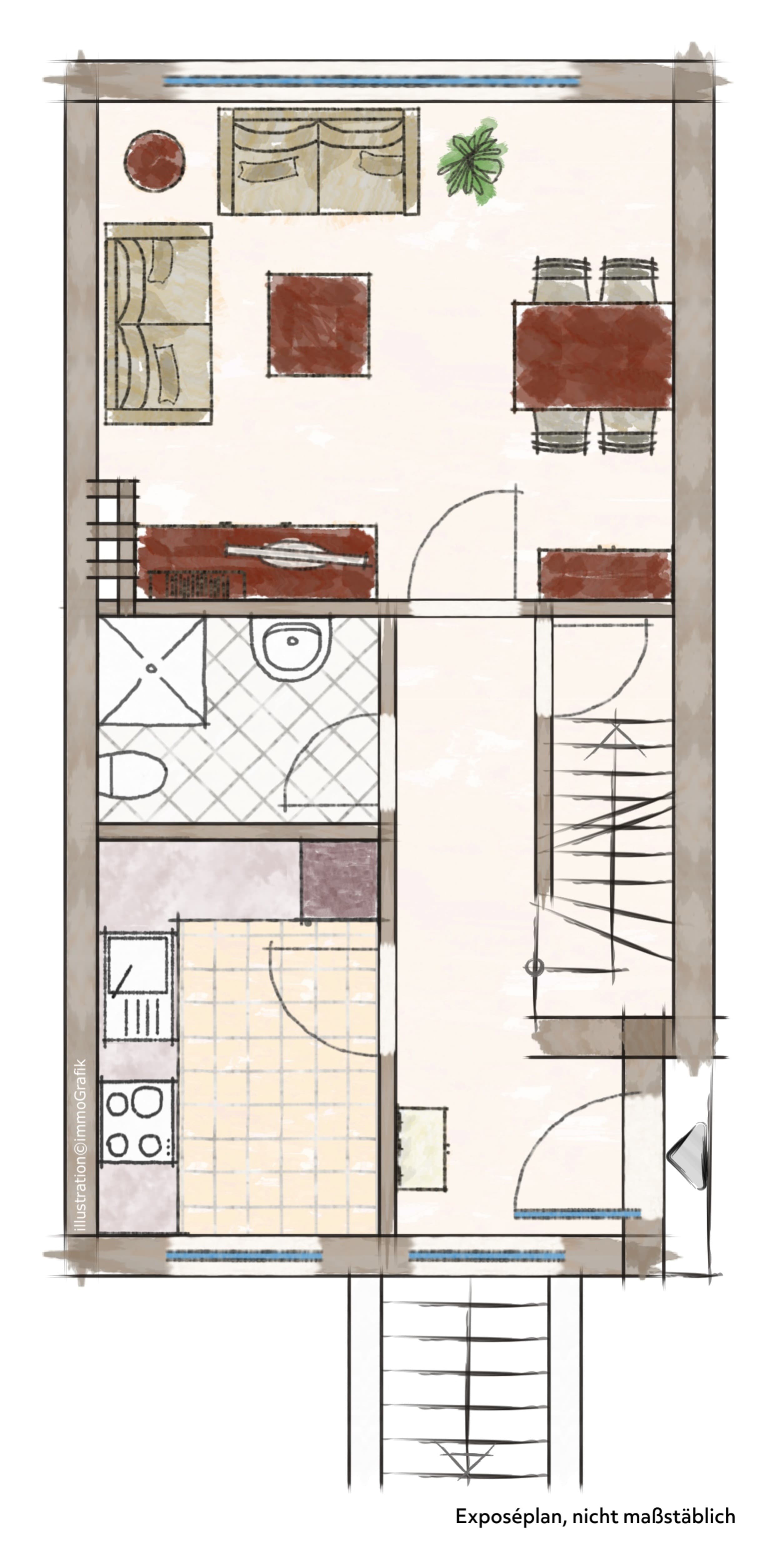 Doppelhaushälfte zum Kauf 199.000 € 4 Zimmer 77 m²<br/>Wohnfläche 1.033 m²<br/>Grundstück Lehrte - Nordost Lehrte 31275