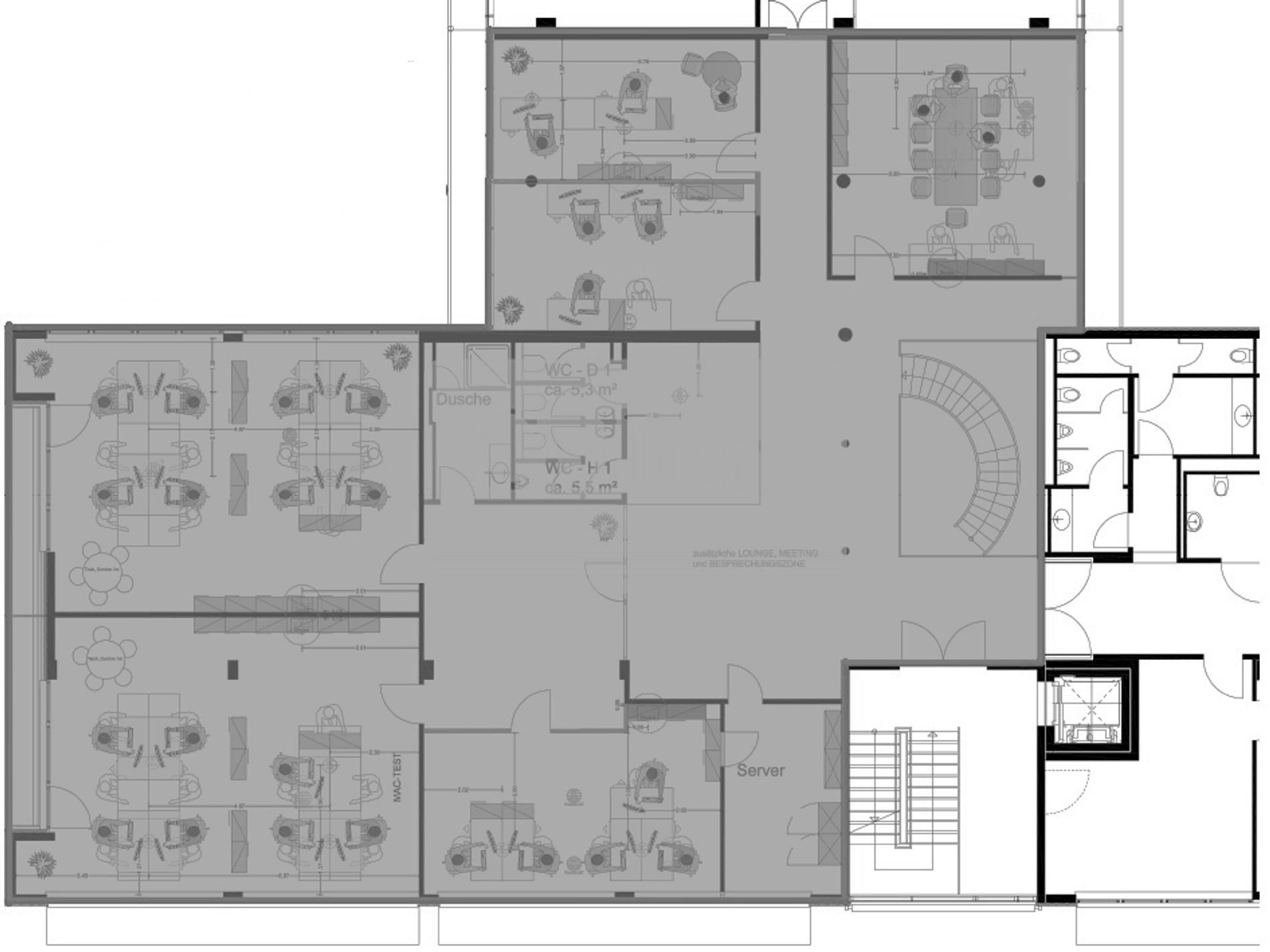 Bürofläche zur Miete 12,50 € 1.305 m²<br/>Bürofläche ab 395 m²<br/>Teilbarkeit Kumpfmühl - Ost Regensburg 93051