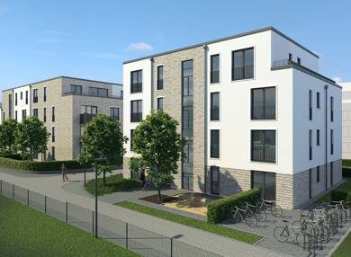 Wohnung zur Miete - Neubau 955 € 2 Zimmer 68,2 m² 1. Geschoss frei ab 01.10.2025 Uerdinger Straße 390 Bockum Krefeld 47800