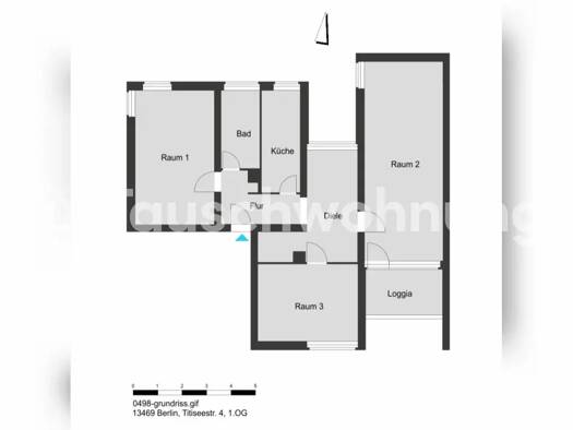 Wohnung zur Miete Tauschwohnung 588 € 3 Zimmer 90 m² 1. Geschoss Tegel Berlin 13469