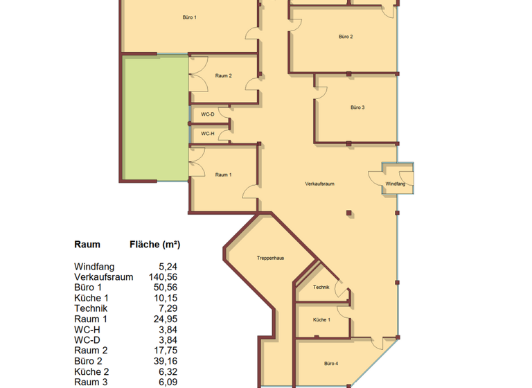 Büro zur Miete 367 m² Bürofläche Benediktinerring 11 Villingen Villingen-Schwenningen 78048