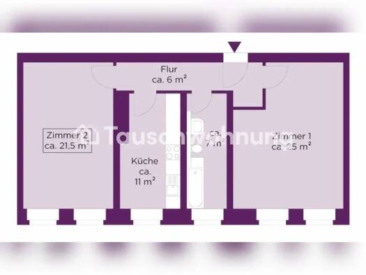 Wohnung zur Miete Tauschwohnung 1.300 € 2 Zimmer 70 m² Französisch Buchholz Berlin 13189