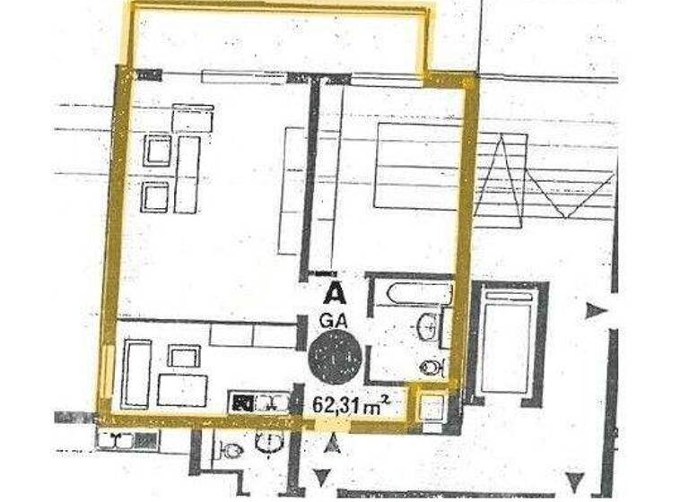 Wohnung zum Kauf 249.000 € 2 Zimmer 62,3 m² 3. Geschoss Zelterstraße 0 Mainz-Kostheim Wiesbaden 55246