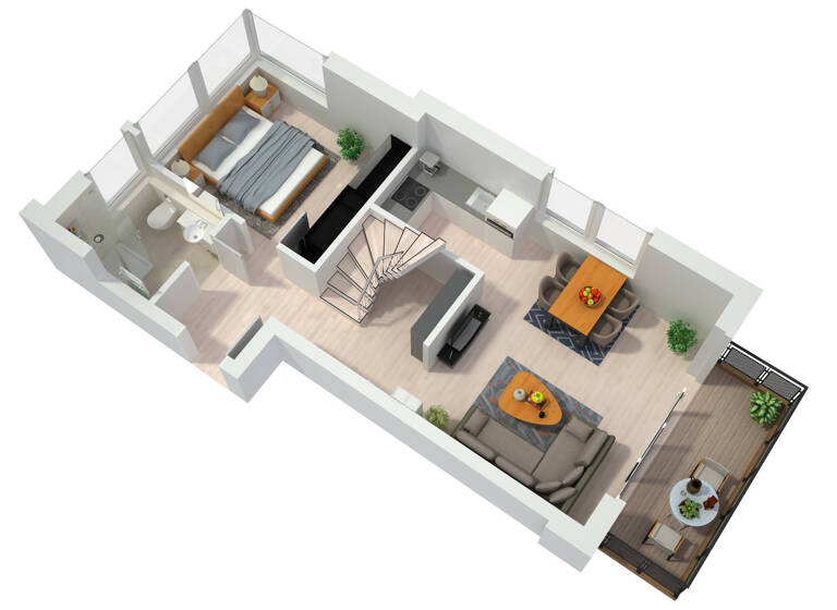 Maisonette zum Kauf - Neubau provisionsfrei 490.320 € 3 Zimmer 61,3 m²<br/>Wohnfläche Grüne Siedlung 5 Zingst Zingst 18374