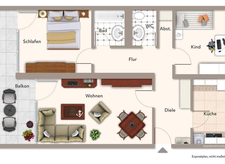 Wohnung zum Kauf 270.000 € 3 Zimmer 83,4 m² 4. Geschoss Büchenbach Erlangen 91056