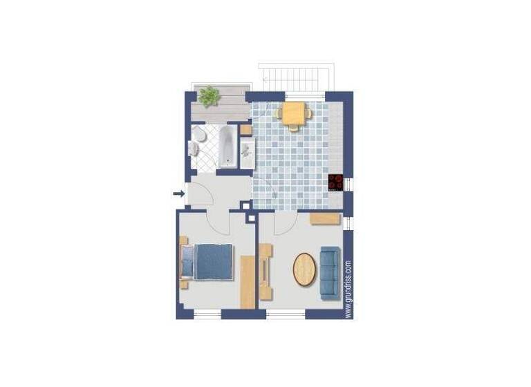 Wohnung zum Kauf provisionsfrei 145.900 € 2 Zimmer 56,6 m² EG Hindenburgstraße 57 Elberfeld Wuppertal 42117