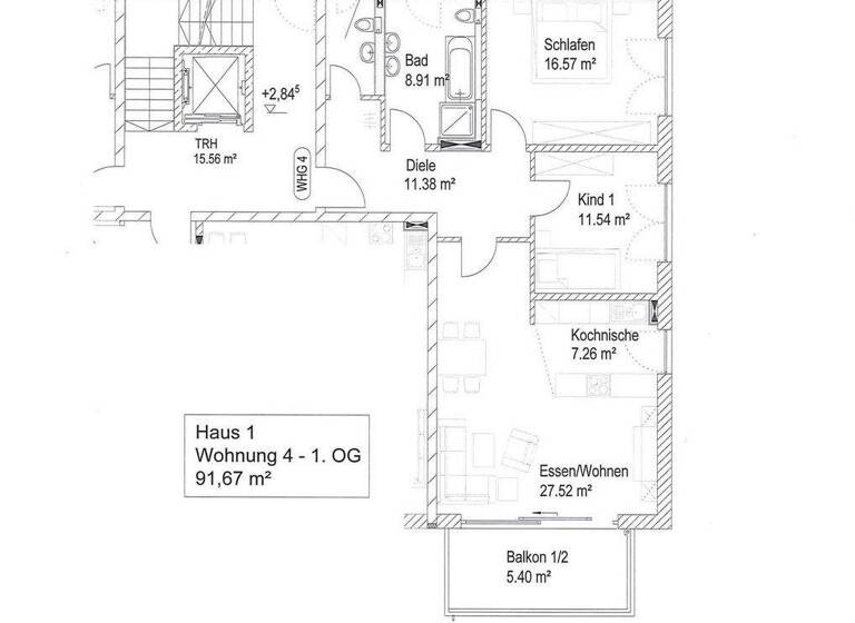 Wohnung zur Miete - Erstbezug 950 € 3 Zimmer 91 m² frei ab 01.05.2026 Adolf-von-Braunmühl-Staße 26 Abensberg 93326
