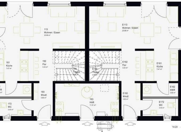 Doppelhaushälfte zum Kauf 500.000 € 4 Zimmer 110 m² 350 m² Grundstück Karow Berlin 13125