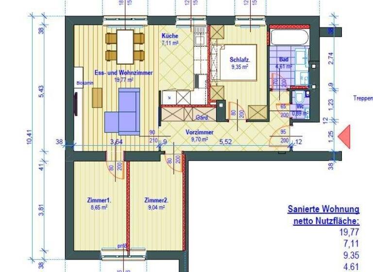 Wohnung zum Kauf 390.000 € 4 Zimmer 70 m² Wien 1130