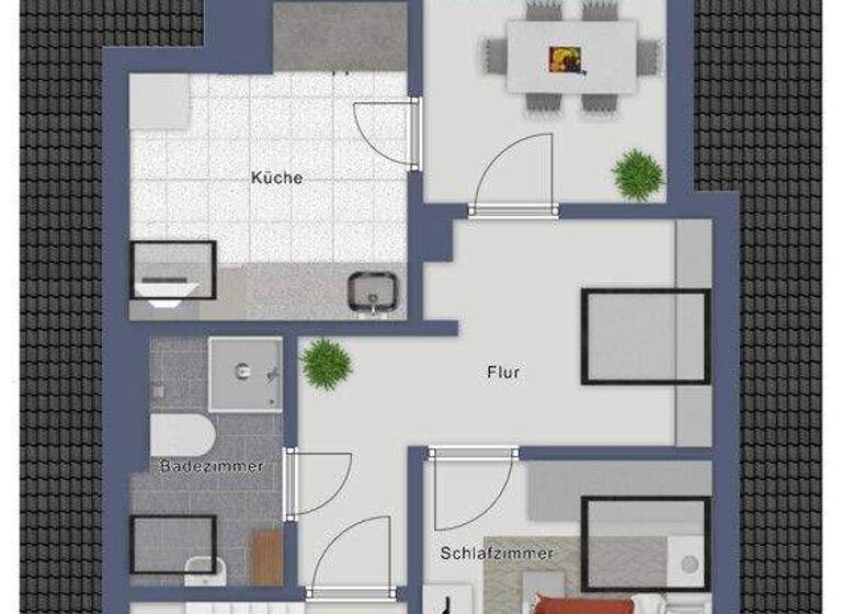 Wohnung zum Kauf provisionsfrei 99.900 € 2 Zimmer 45 m² Erlenbach Erlenbach am Main 63906