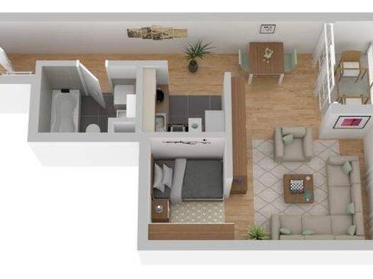 Wohnung zum Kauf provisionsfrei 1 Zimmer 43 m² 2. Geschoss Doos Nürnberg 90429