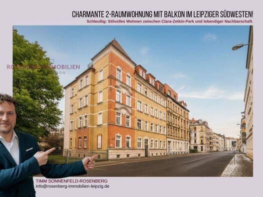 Wohnung zum Kauf 119.900 € 2 Zimmer 50,7 m² 2. Geschoss Schnorrstraße 40 WE07 Schleußig Leipzig / Schleußig 04229