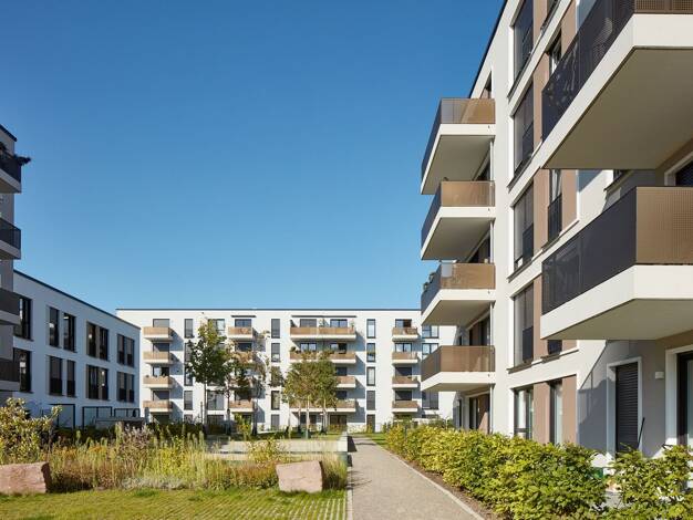 Wohnung zum Kauf - Neubau provisionsfrei 399.900 € 2 Zimmer 54,4 m² EG Hildegard-Knef-Straße 105 Heerdt Düsseldorf 40549