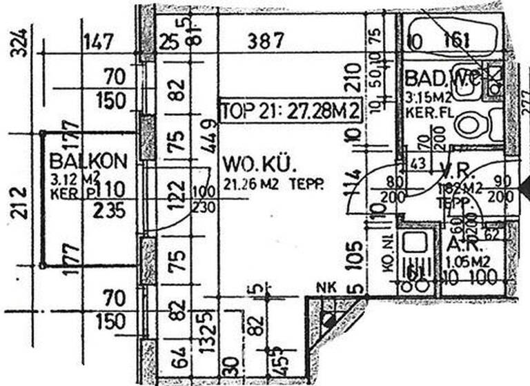 Studio zur Miete 652 € 1 Zimmer 27 m² 5. Geschoss Spittelauer Lände 9 Wien 1090