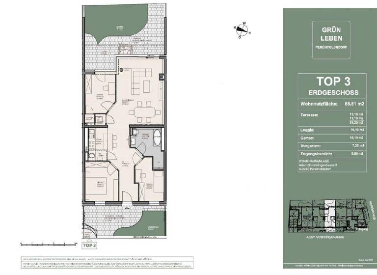 Wohnung zum Kauf 648.000 € 4 Zimmer 85,8 m² Adam-Strenninger-Gasse 2 Perchtoldsdorf 2380