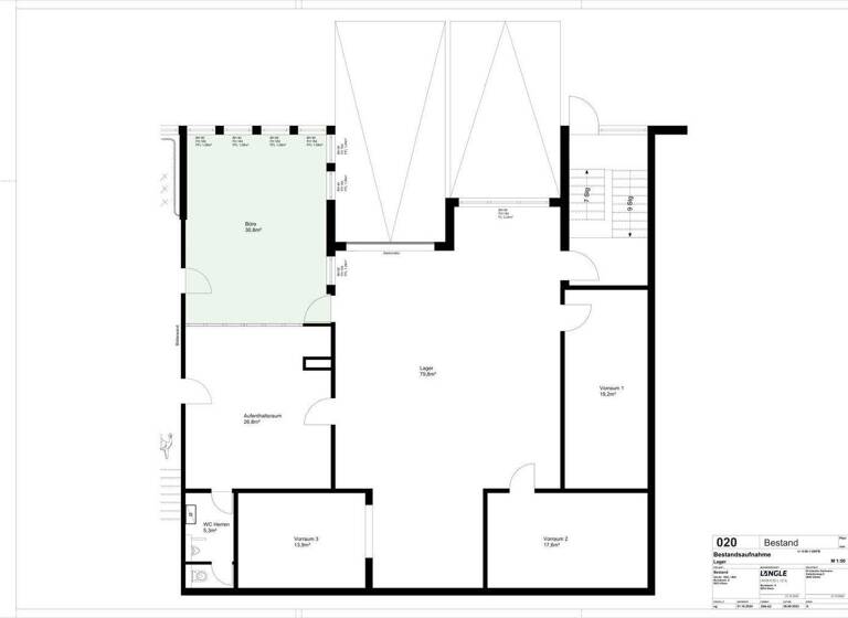 Bürofläche zur Miete 471 € 1 Zimmer 30,8 m² Bürofläche Klaus 6833