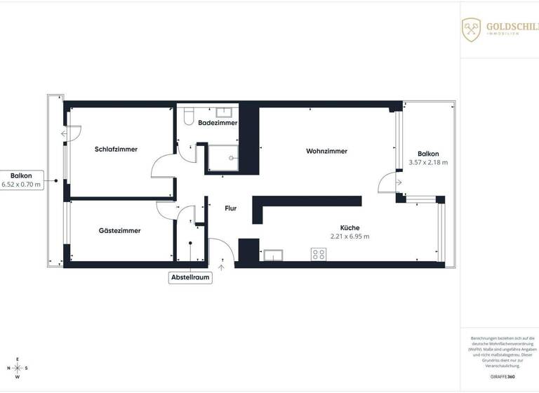 Wohnung zum Kauf 330.000 € 3 Zimmer 80 m² Asemwald Stuttgart / Asemwald 70599