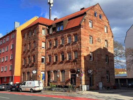 Mehrfamilienhaus zum Kauf 1.250.000 € 20 Zimmer 485 m² 592 m² Grundstück frei ab sofort Sandreuthstraße 36 Sandreuth Nürnberg 90441